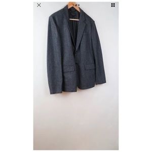 Rag & Bone grey wool blend blazer jacket 40